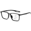 VEVESMUNDO Multifocal Progressive Reading Glasses, TR90 Sports Frame, Blue-Light Filter, Black & Gray, 2.0 view 1
