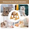 Cat Scratching Toy with Wood Frame view 4