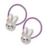 Supvox 2-Piece Bunny Hair Ties, Decorative Rabbit Hair Accessories for Girls view 1