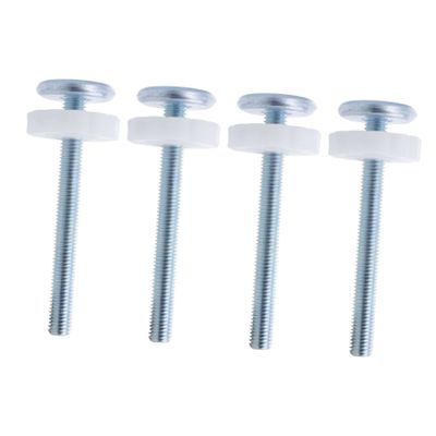 4 Threaded Spindle Rods for Baby Gates with Screw Bolts