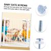 4 Threaded Spindle Rods for Baby Gates with Screw Bolts view 3