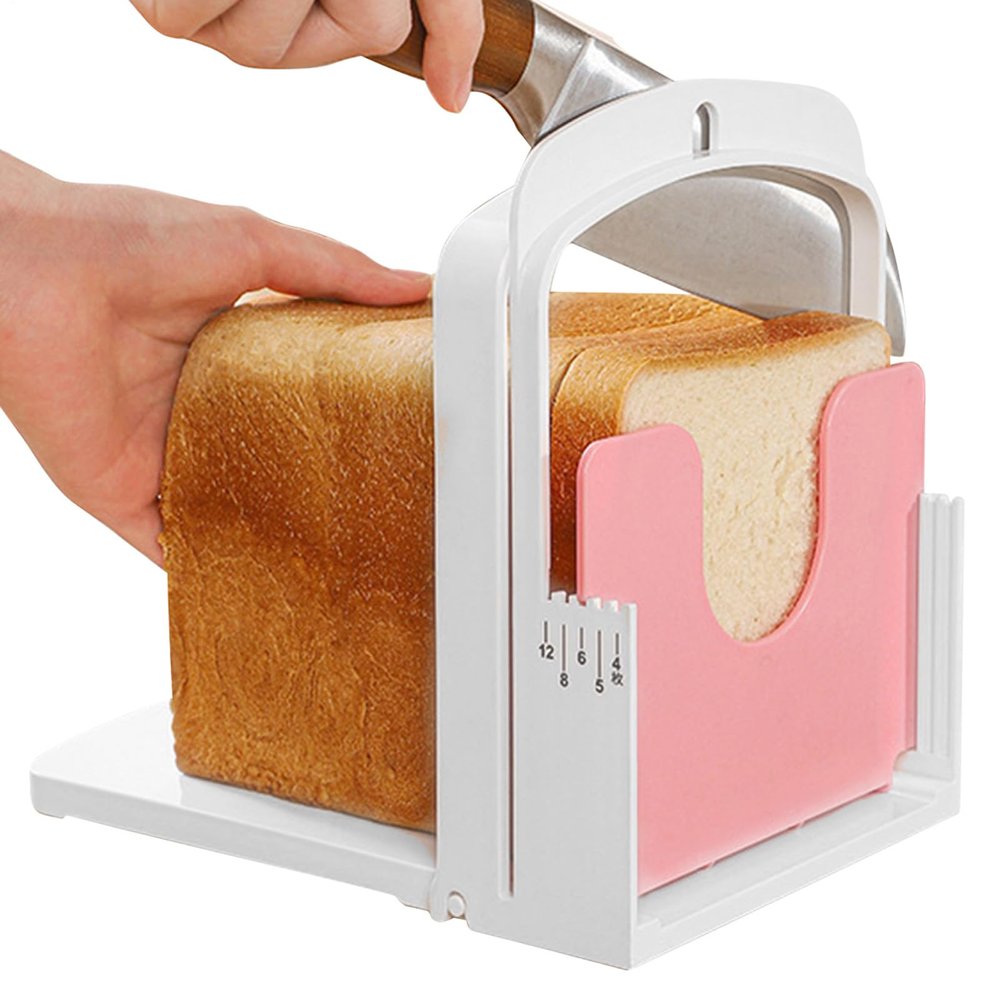 Manual Bread Slicer with Guide