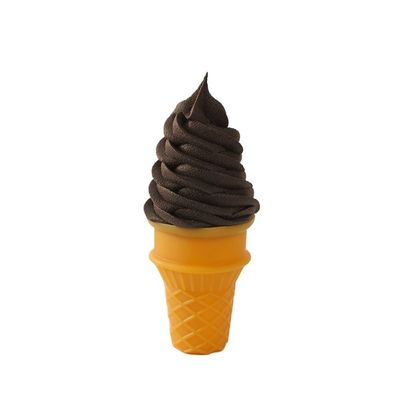 WUJIHE Realistic Artificial Crispy Ice Cream Model, Dark Coffee