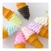 WUJIHE Realistic Artificial Crispy Ice Cream Model, Dark Coffee view 3