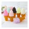WUJIHE Realistic Artificial Crispy Ice Cream Model, Dark Coffee view 4