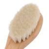 ZASCHMOY Soft Wooden Baby Hair Brush and Comb Set with Double-Sided Comb for Newborns and Infants view 2