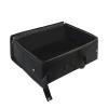 Portable Folding Travel Litter Box for Cats, Waterproof Leak-Proof with Lid and Handle, Black view 1
