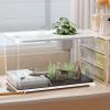 Large Desktop Fish Tank Kit with Built-In Turtle Resting Area view 3