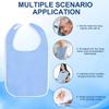 Funny Adult Bibs, 3-Pack, Waterproof, Easy-Clean, Unisex with Hook-and-Loop Closure, 75 x 45 cm view 3