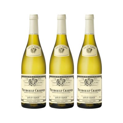 Louis Jadot Meursault Charmes Cru Dry White Wine, France, incl. FeinWert E-Book (3 x 0.75 L)
