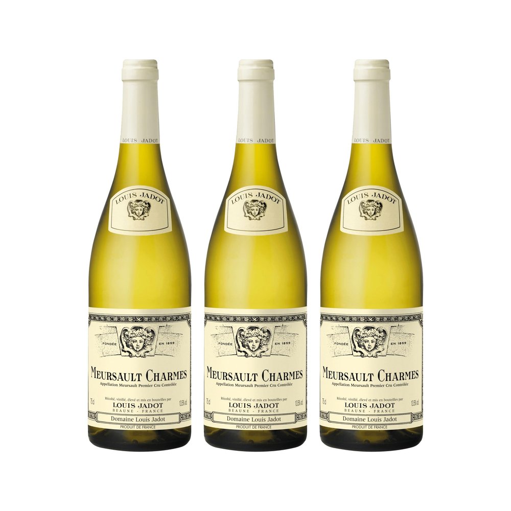 Louis Jadot Meursault Charmes Cru Dry White Wine, France, incl. FeinWert E-Book (3 x 0.75 L)