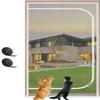 tylxayoxa Balcony Safety Mesh Door for Dogs and Cats, Self-Adhesive Screen, Mosquito Curtain (90 x 220 cm) view 1