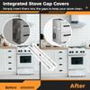 Heat-Resistant Stove Gap Covers, Stainless Steel, 26 mm, 2-Piece Set view 2