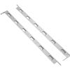 Heat-Resistant Stove Gap Covers, Stainless Steel, 26 mm, 2-Piece Set view 3