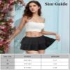Women's Sexy Ruffled Pleated High-Waisted Mini Skirt view 4