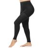 Ailaka Medical Compression Tights for Women & Men, 20–30 mmHg, Opaque, Open-Toe, Black, XXL view 1