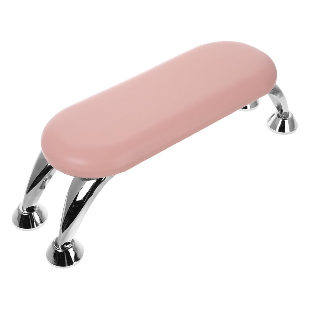 Pink PU and Iron Manicure Armrest Cushion