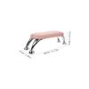 Pink PU and Iron Manicure Armrest Cushion view 2