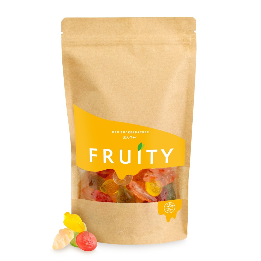 Der Zuckerbäcker Fruity Mix, 400 g Sugar-Free Gummies