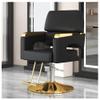 360° Swivel Barber Chair, Height-Adjustable, Hydraulic, Black view 1