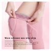 KJBDQQH Thickened Knee Support, Soccer and Volleyball Sports Knee Pad with Silicone Non-Slip Pads (BW, L) view 2