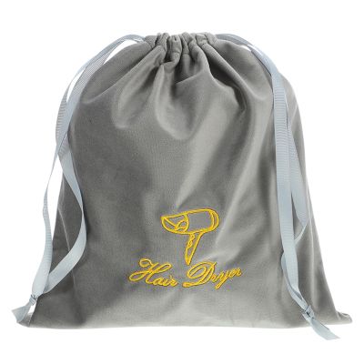 Hair Dryer Storage Bag with Drawstring Closure