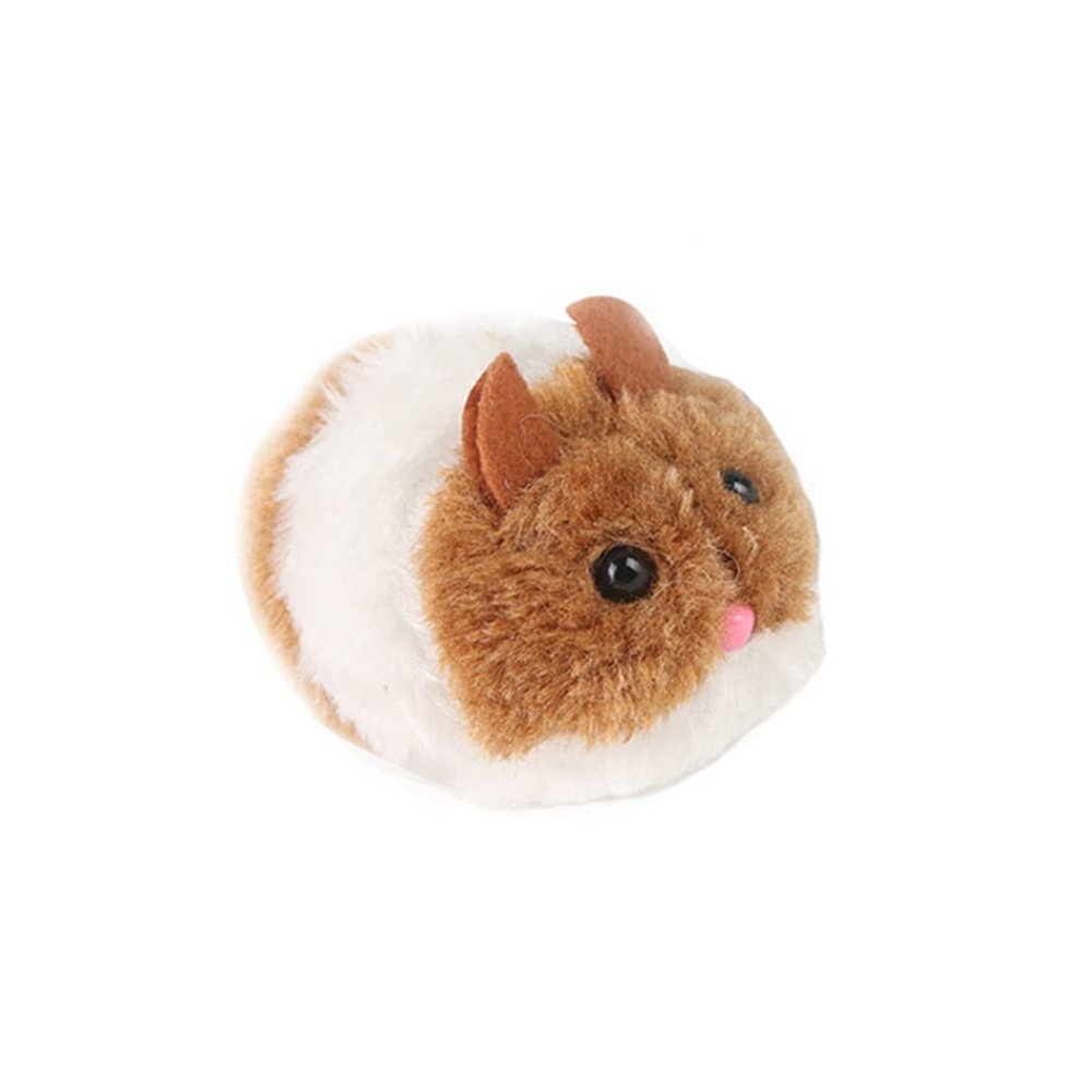 Wind-Up Plush Mouse Toy, Moving Mechanical Rat, Random Color, 1 Piece