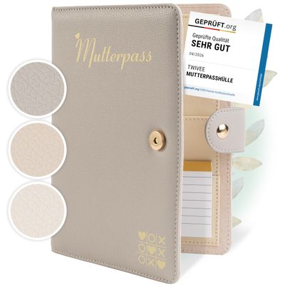 Maternity Record Booklet Cover with Magnetic Closure