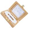 AMSLSIU Wonderful Gift for Children, Wooden Baby Tooth Box with Photo Frame view 1