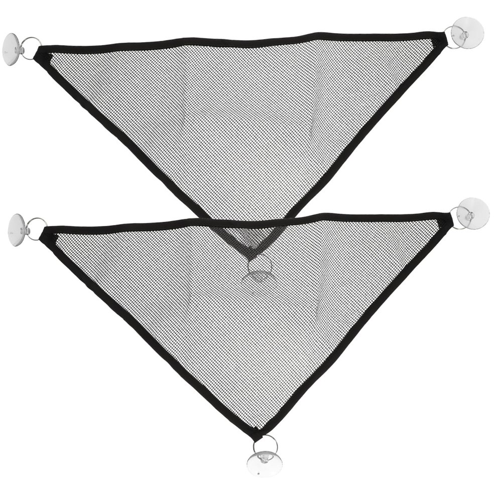 Reptile Hammock Net for Geckos and Snakes, 2 Pieces, Black