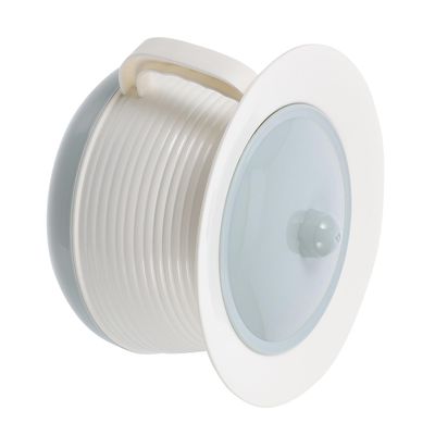 Blue PP Emesis Basin with Lid for Adults and Children