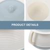 Blue PP Emesis Basin with Lid for Adults and Children view 4