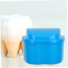Blue Plastic Denture Containers, 2 Pieces view 4
