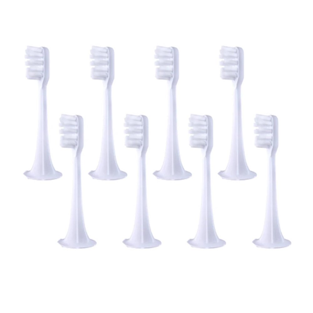 8-Piece Pink Replacement Brush Heads Compatible with Mi Mijia T300/T500 Sonic Toothbrushes