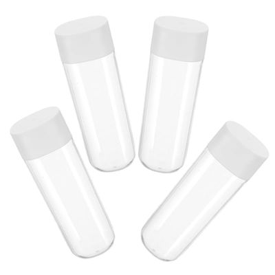VICASKY 4-Pack Transparent Electric Toothbrush Head Cases, Compact Travel Storage Boxes