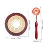 KOCKSHION Wooden Wax Seal Warmer with Spoon view 2