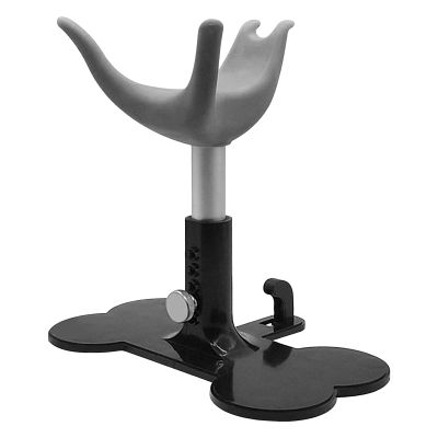Height-Adjustable Grooming Chair with Standing Assistance