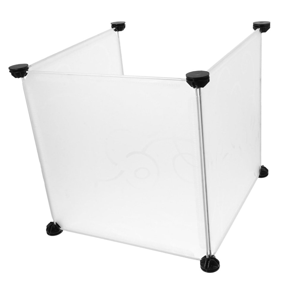 YARNOW 3-Piece Double-Sided Cat Litter Box Screen, Transparent Splash Guard, Easy to Clean and Install, Compatible with Various