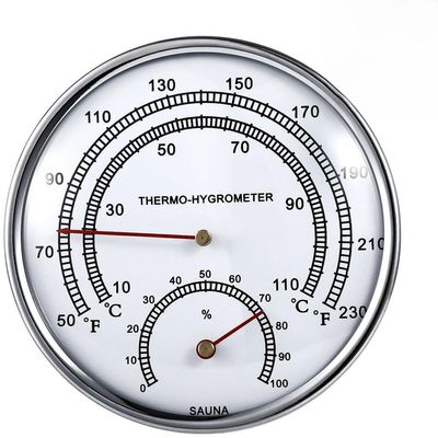 yeeplant 2-in-1 Sauna Hygrometer & Thermometer, Dual Scale for Temperature and Humidity