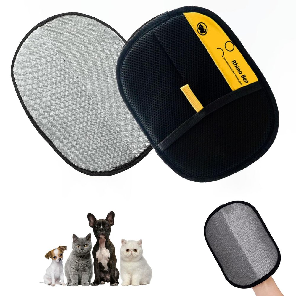 Yoedge 2-Pack Thick Pet Hair Removal Gloves