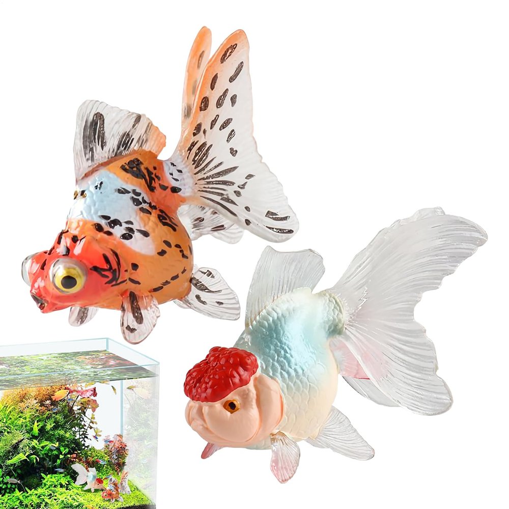 Artificial Fish Floating Decorations - 2-Piece Set