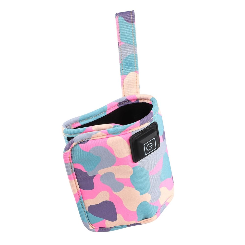 USB Baby Bottle Warmer for Milk Bottles, Adjustable Temperature, Pink