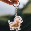 Pet Hair Memorial Bottle, Puppy Shape view 1