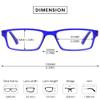 VEVESMUNDO Self-Tinting Photochromic Reading Sunglasses, Blue, +4.0 view 2