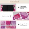 Tissue Box Cover for Home and Office, Mosaic Pink, Geometric, 1-Piece view 3