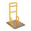 Floor-Standing Bed Rail for Double Beds, Bed Safety Rail, Luminous, Yellow view 1