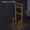 Floor-Standing Bed Rail for Double Beds, Bed Safety Rail, Luminous, Yellow view 4