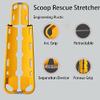 SBCGFY Folding Medical Emergency Stretcher with Backboard and Safety Belts view 3