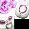 Heart-Shaped Cat Collar with Diamond-Studded Beads view 4