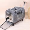 Soft Rolling Pet Carrier Handbag for Airline Travel view 2